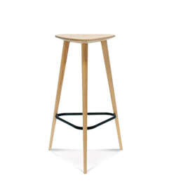 FAMEG :: Finn premium antique oil bar stool, height 75 cm