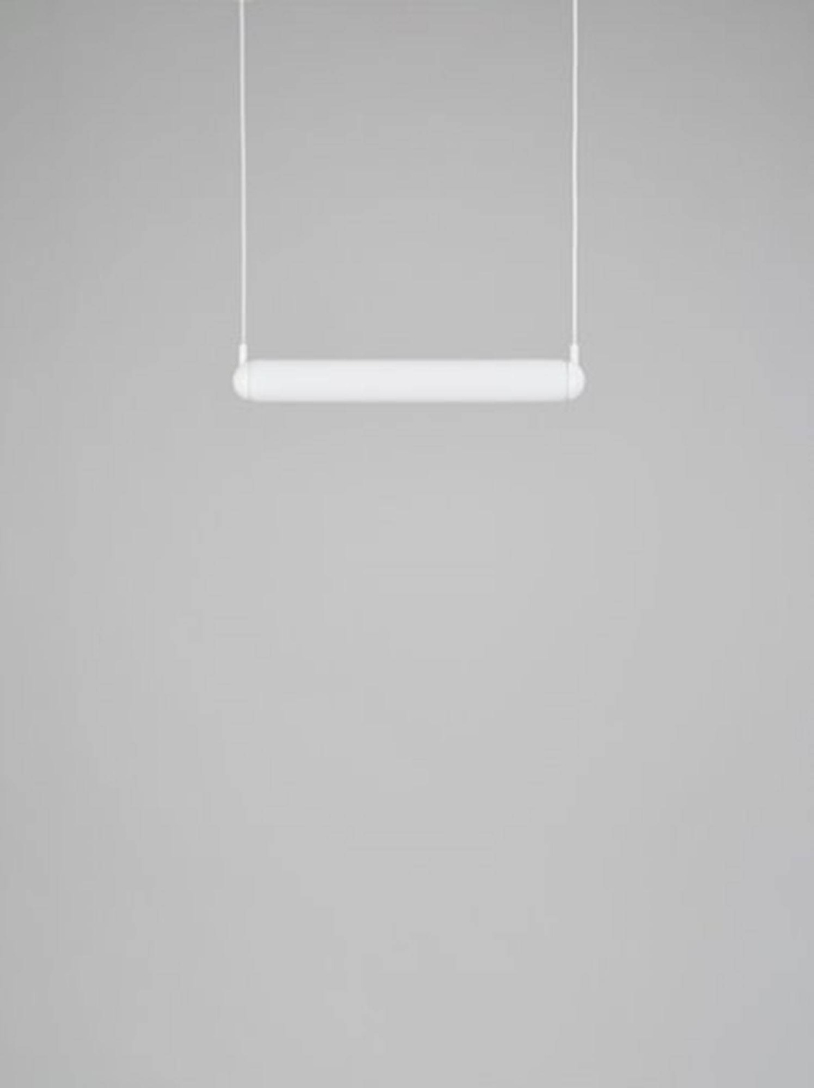 Brokis :: Hängelampe aus Glas Puro Solo Horizontal Breite 63 cm weiß