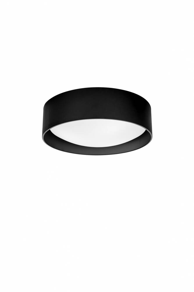 Kaspa :: Vero ceiling lamp / plafond size S black with black interior diameter 35 cm