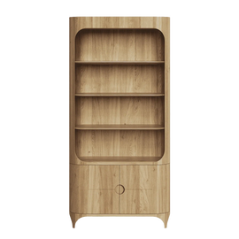 TABLE4U ::  Drewniany regał Antonio 90x40x185  - natural oak