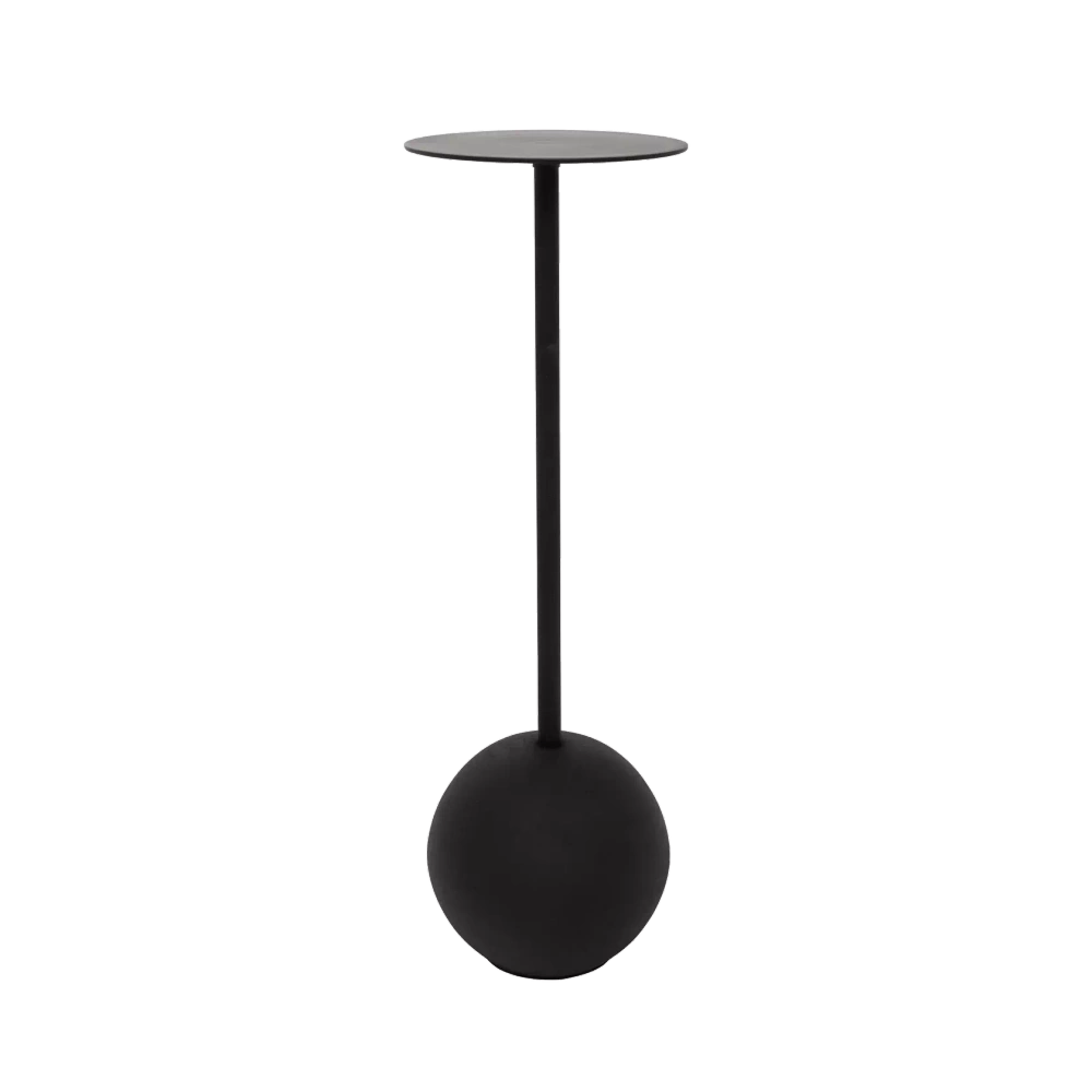 Urban Nature Culture :: Wysoki stolik z kulistą podstawą czarny wys. 66 cm rozm. M