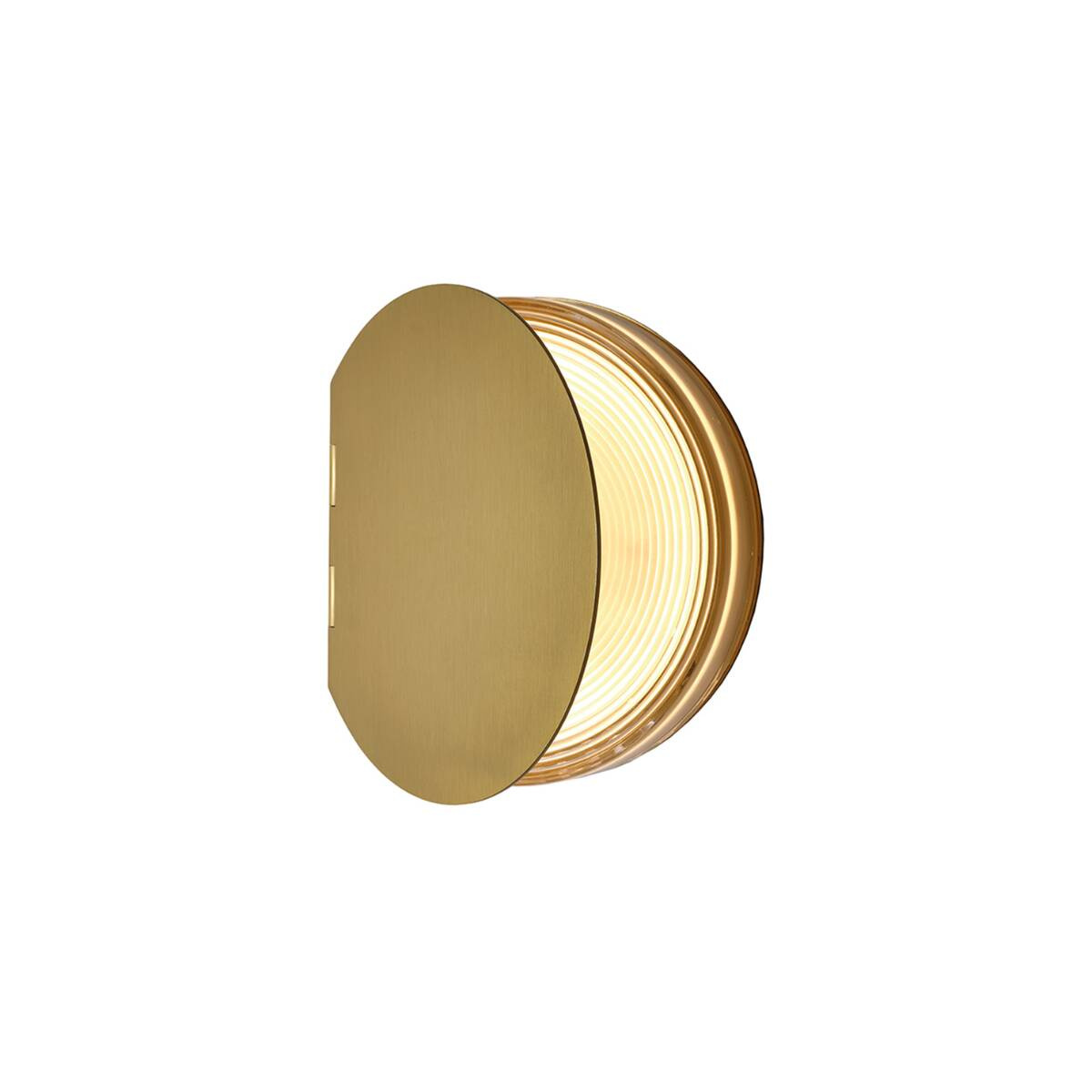 DCW:: Poudrier gold wall lamp/sconce, height 19.5 cm