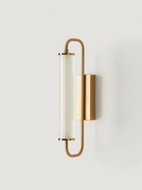 Aromas :: Ison Wandleuchte / Wandleuchte, Höhe 43 cm, Gold, IP44