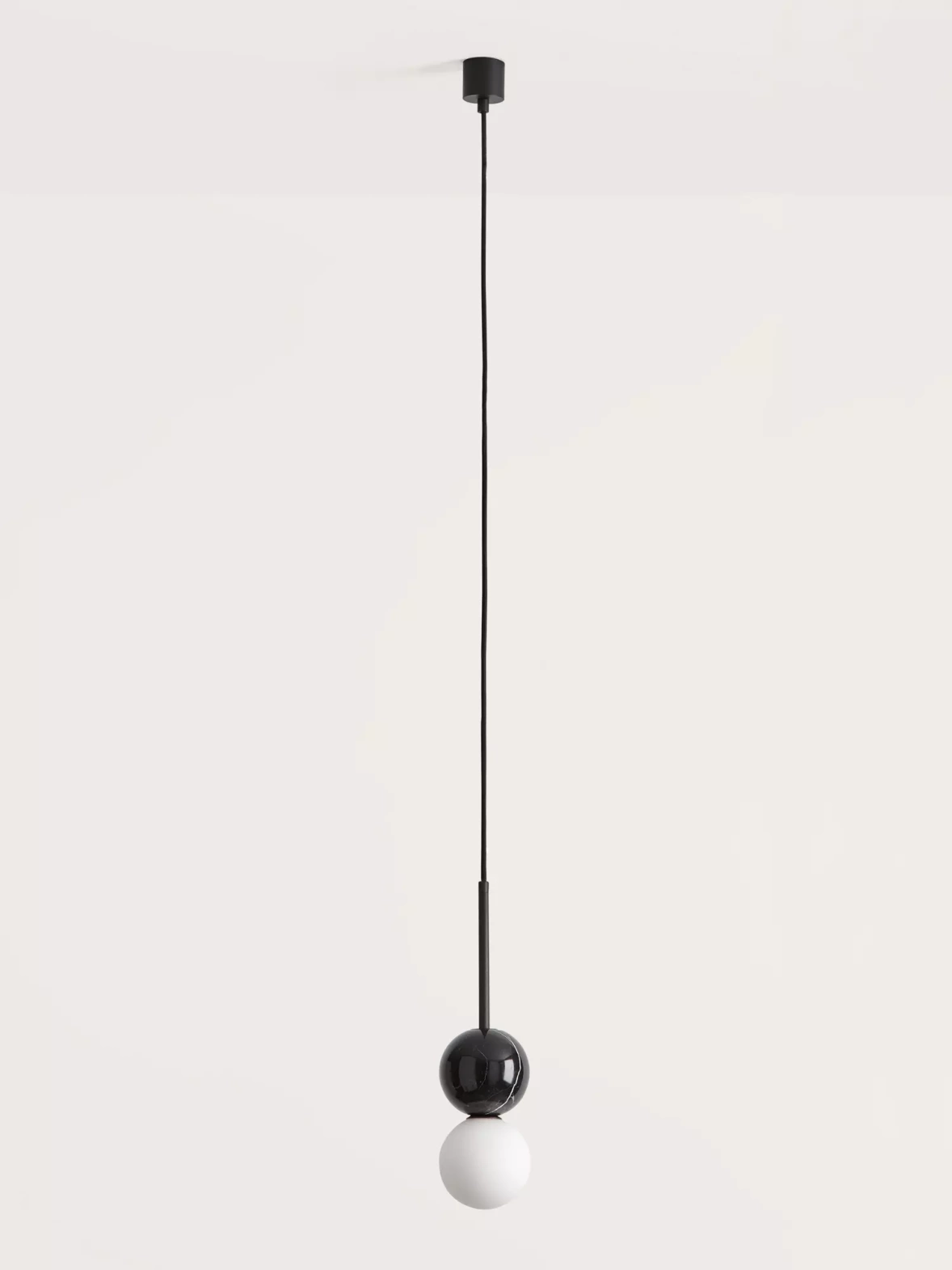 Aromas :: Hängelampe aus Metall Dalt Durchmesser 10 cm schwarz