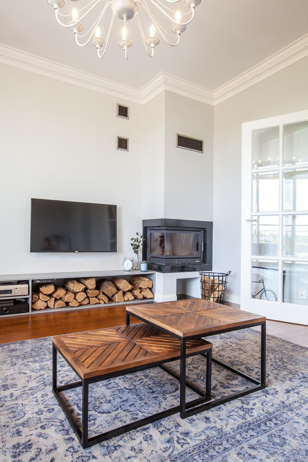 TABLE4U :: Couchtisch aus Holz Lag Jodła 70x50x30 bernstein