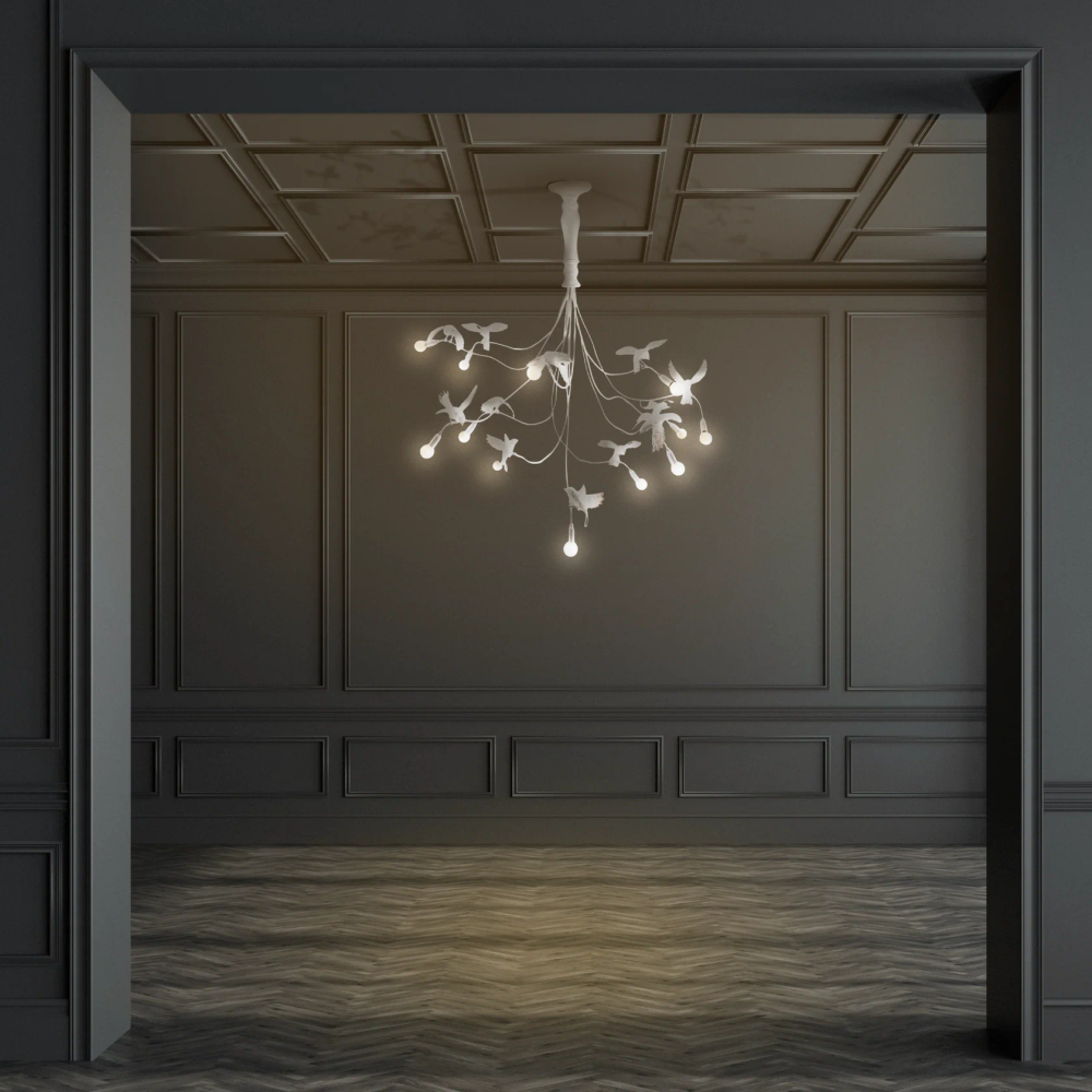 Seletti :: Żyrandol Sparrow biały