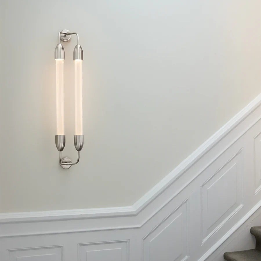 Umage :: Lemon Squeeze Double Long wall lamp / sconce, height 94 cm, polished steel