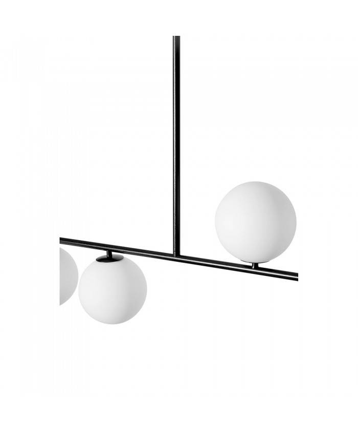 Ummo :: Suguri A Deckenleuchte, schwarz-weiß, Höhe 142 cm, Größe XL