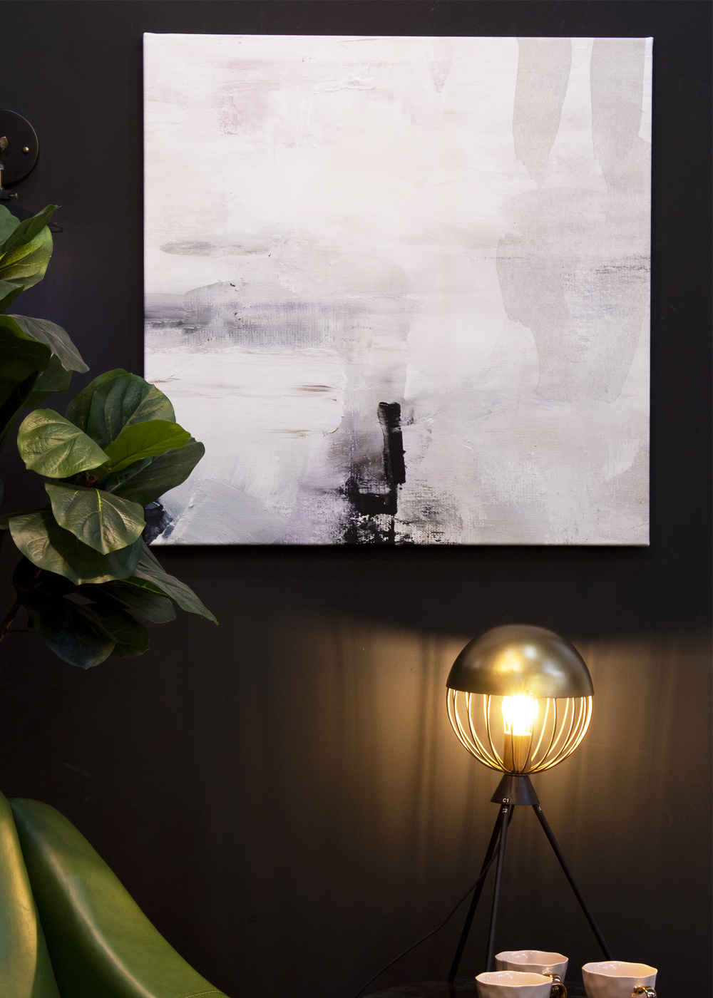 KARE Design :: Bild Leinen Purple Canvas limitierte Auflage, beschränkte Auflage weiß