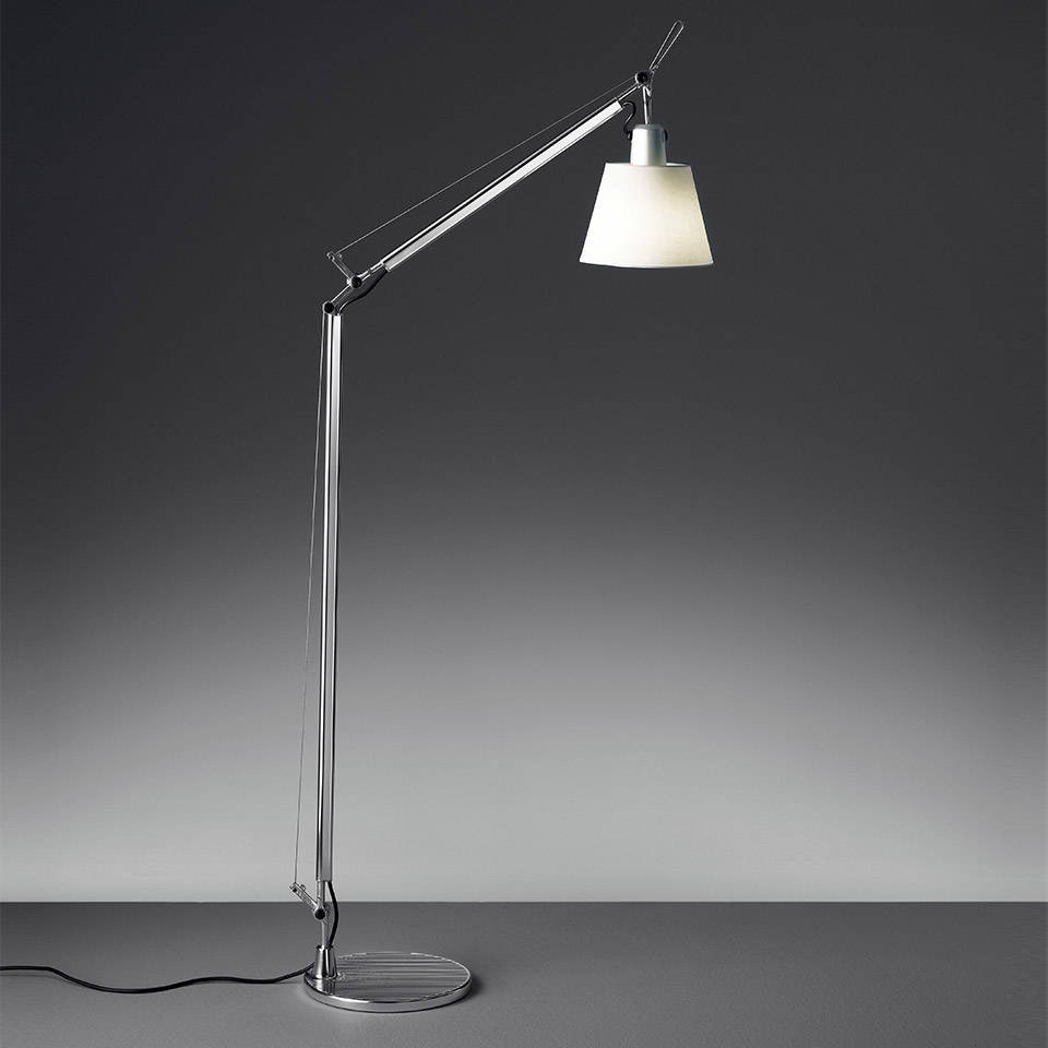 Artemide :: Floor lamp Tolomeo silver/ grey h. 108 cm