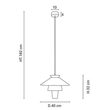 Marktset :: Hängelampe Ruche, Durchmesser 40 cm, rosa, Größe S