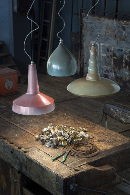 Ferroluce :: Vintage black pendant lamp, diameter 40 cm