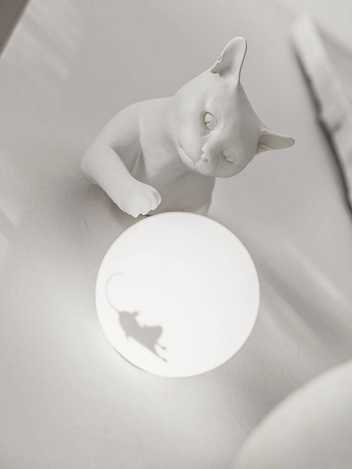 Karman :: Maoo wall lamp / sconce, height 36 cm, white