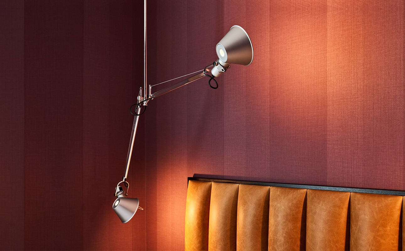 Artemide :: Pendant lamp Tolomeo aluminum 150 cm