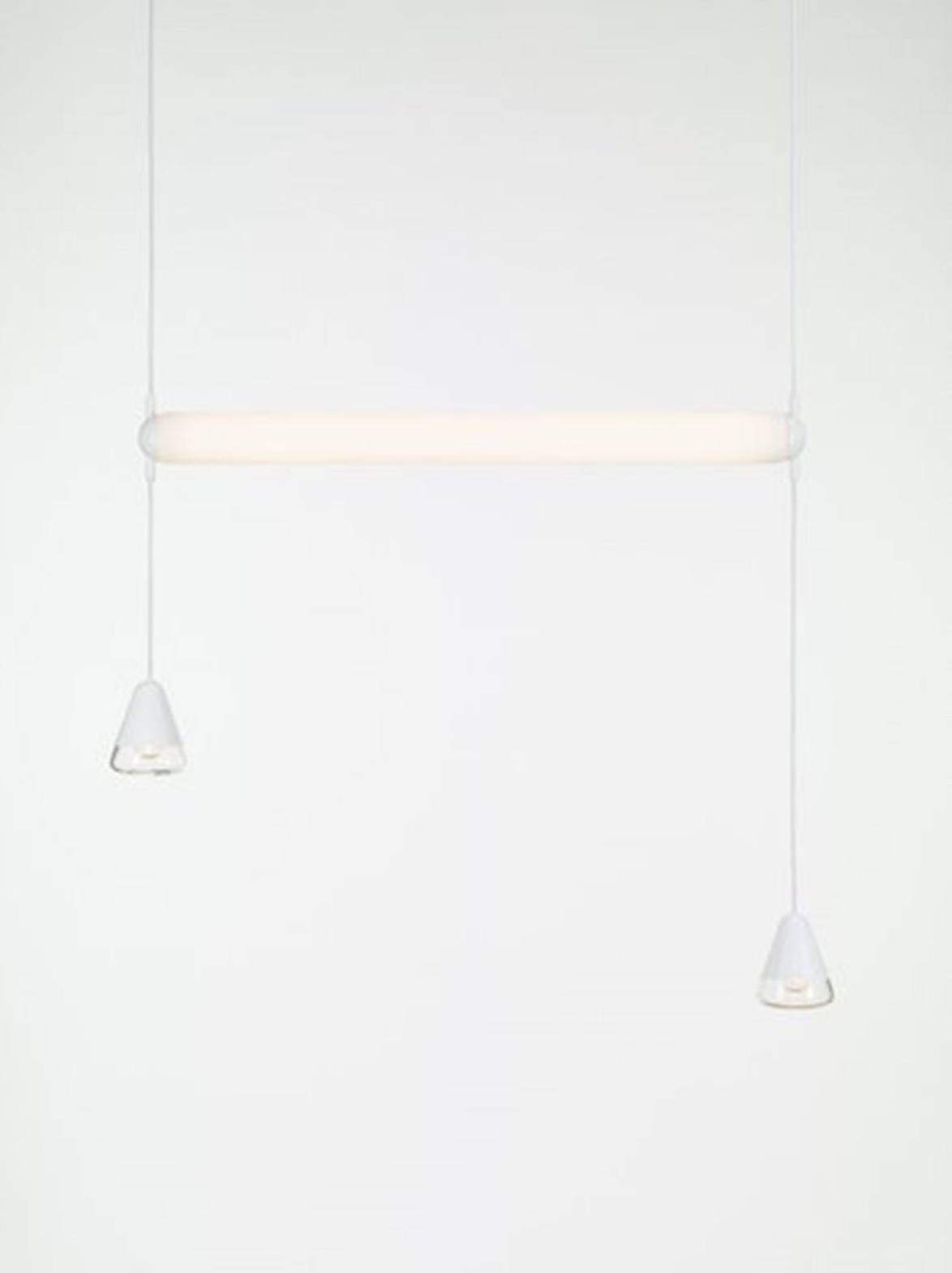 Brokis :: Lampa wisząca Puro Single Horizontal szer. 103 cm biała