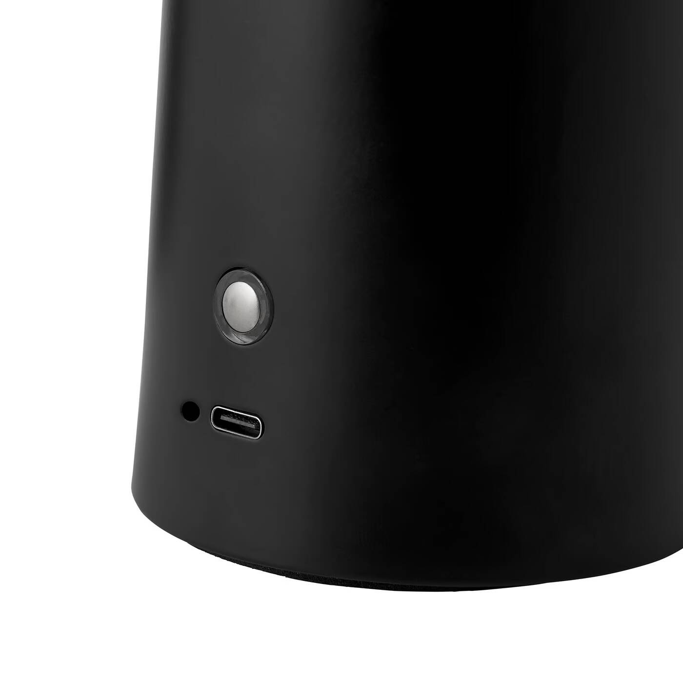 Design For The People :: Portable table lamp Faye, black, height 21 cm