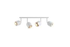 Kaspa :: Spark 4 New ceiling strip, 4 spotlights, white