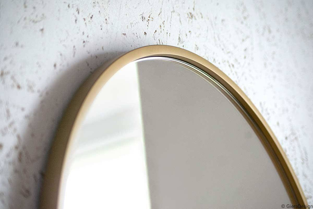 GieraDesign :: Spiegel Ambient Slim Oval 40x105 cm golden