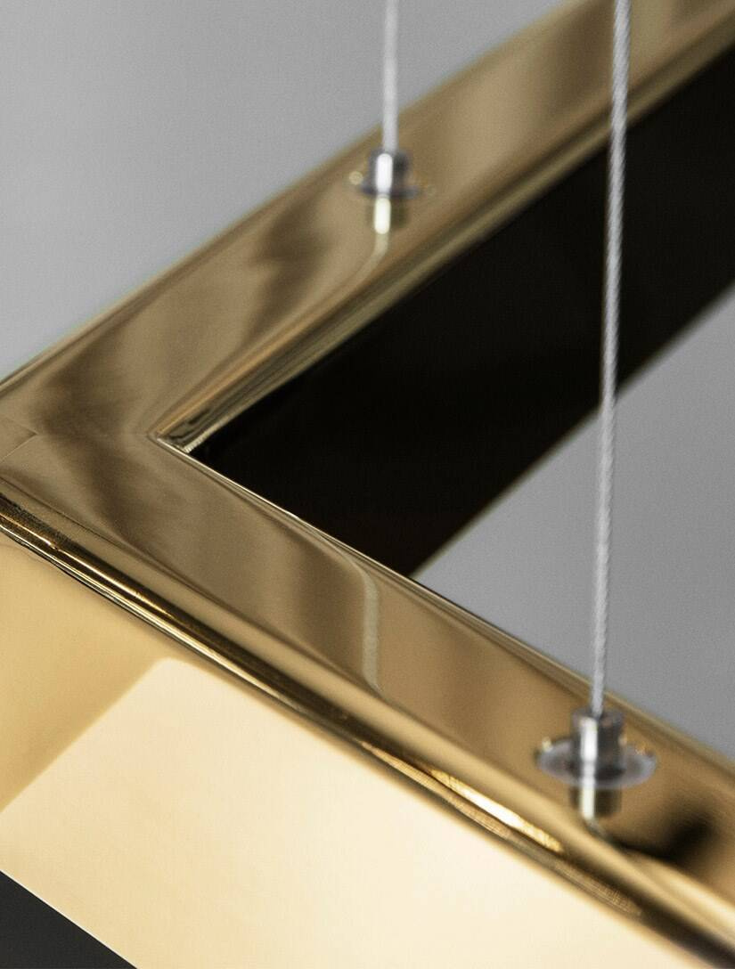 Anour :: Y-Modell Hängeleuchte, Durchmesser 80 cm, Messing poliert