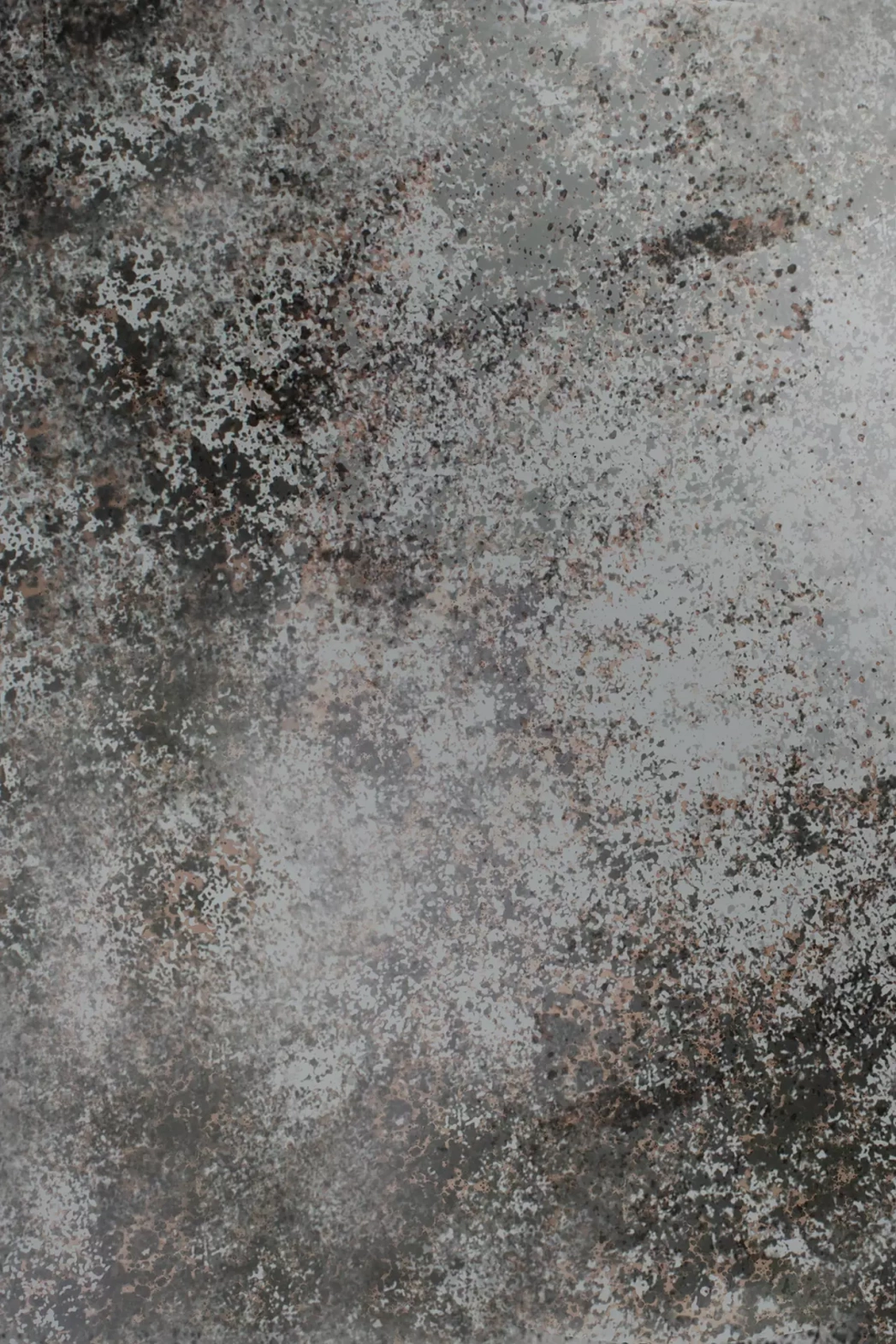 Ethnicraft :: Tablett aus Holz Heavy Aged Mirror Größe s grau