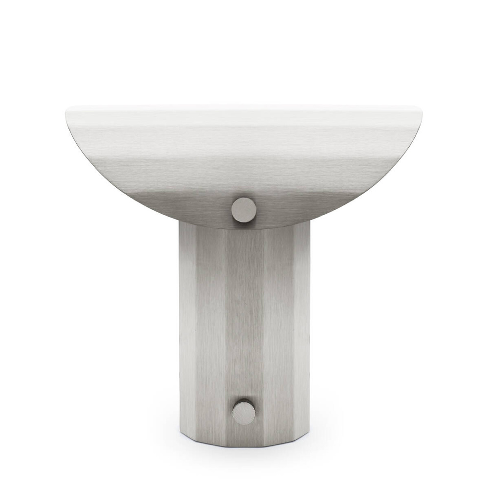 Kaspa :: Apolin table lamp, height 30 cm, brushed steel