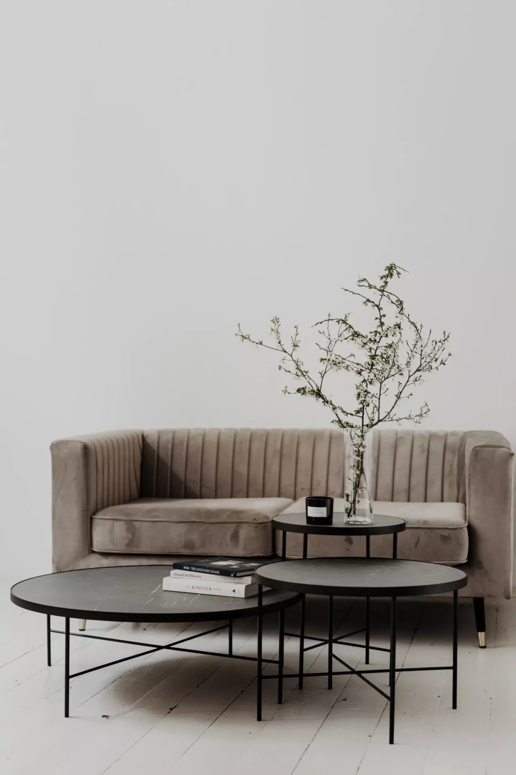 NORDIFRA :: Coffee table Tre 900 black oak L