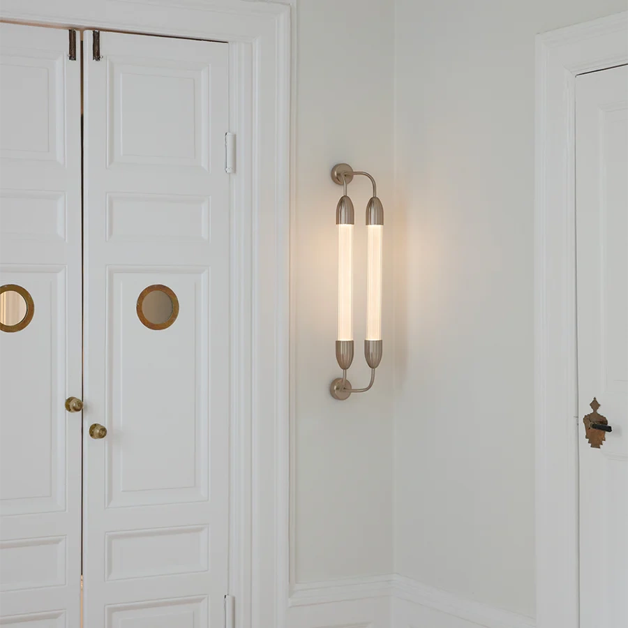 Umage :: Lemon Squeeze Double Short wall lamp / sconce, height 77 cm, polished brass