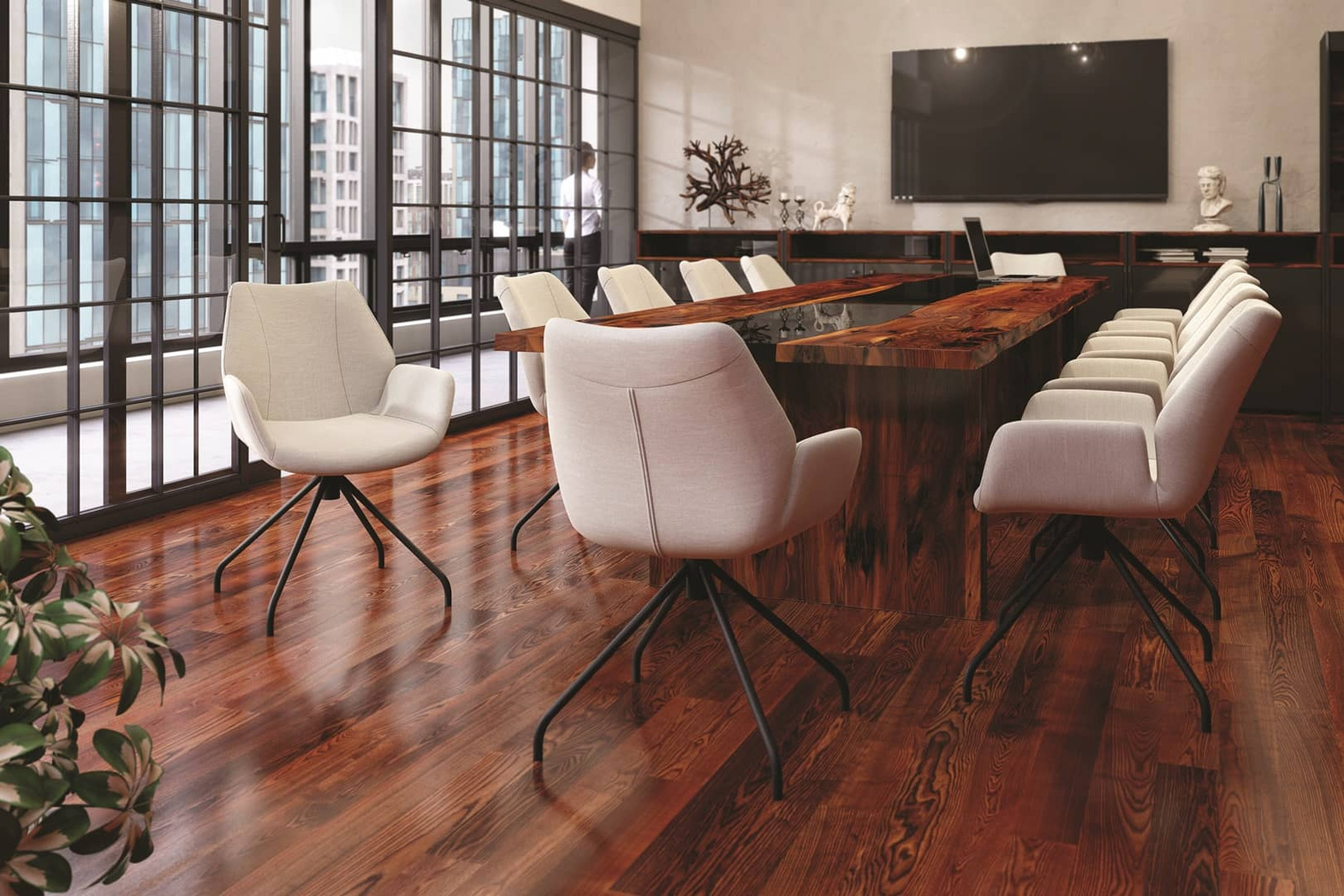 Claudie :: Krzesło obrotowe Hugo 180 kolor do wyboru szer. 62 cm