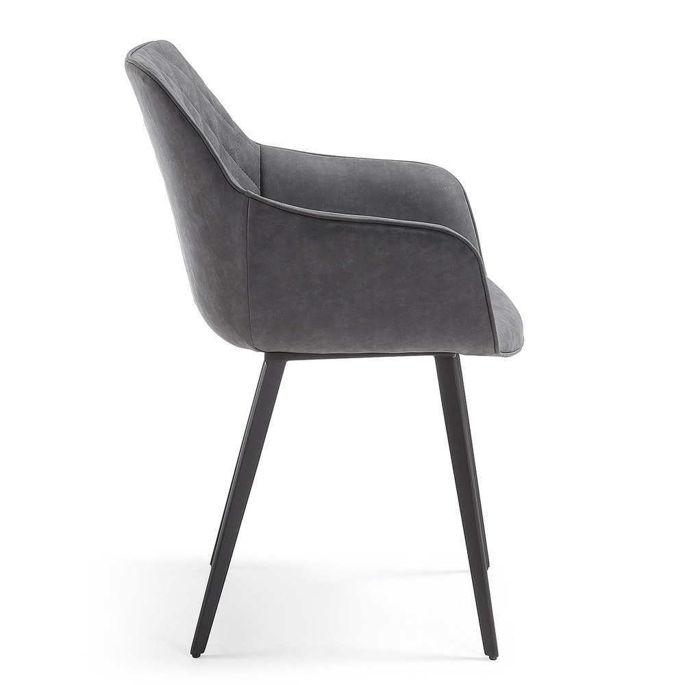 Leather chair Anome grey