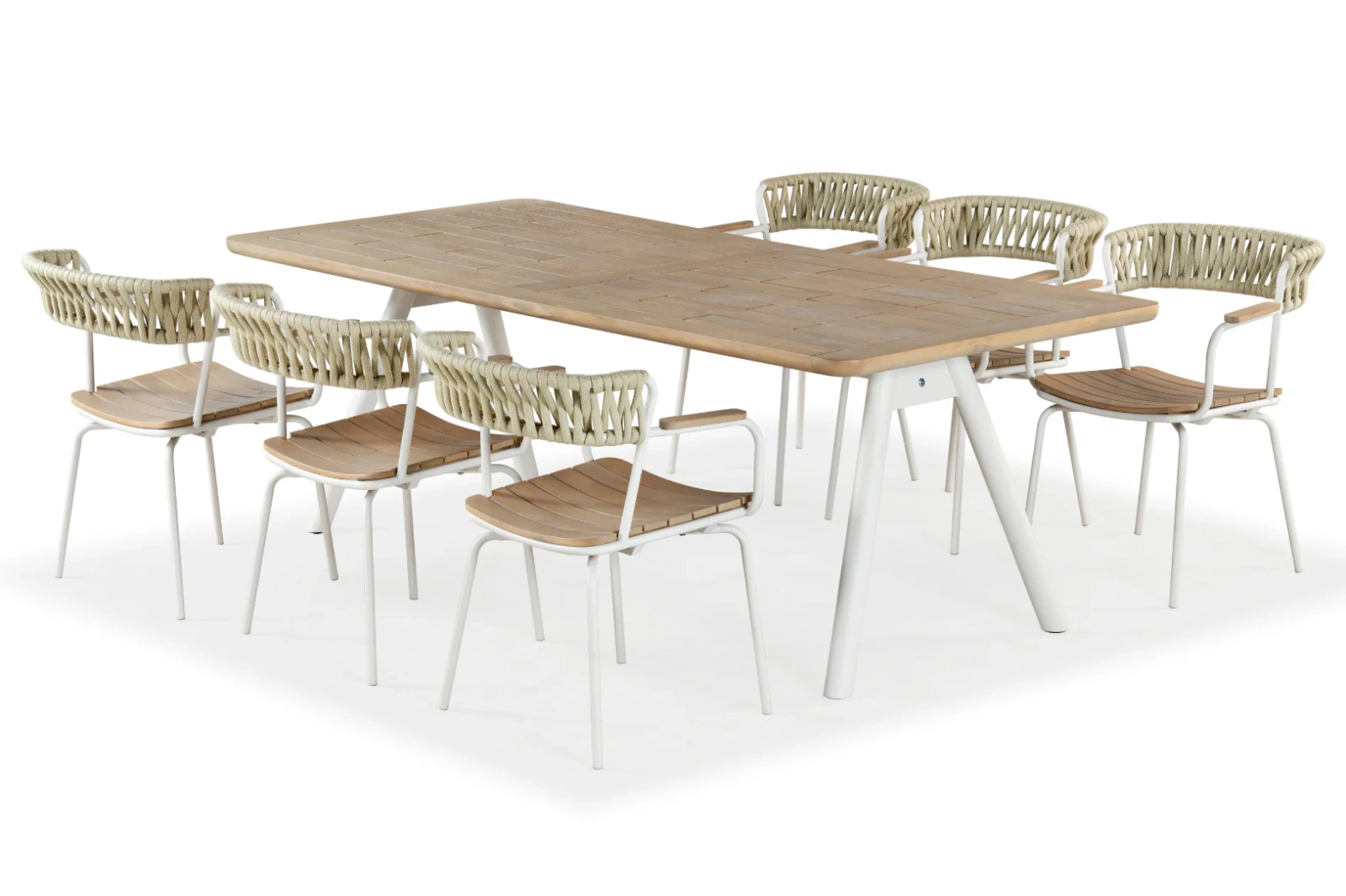 Kunesti :: Grab a moment Gartentisch, Holzplatte, Breite 220 cm