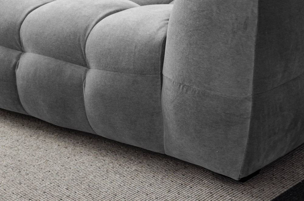 Nordic Line :: Sofa tapicerowana Michelle (dawniej Michelin) 3-osobowa szara 236x68x105 cm