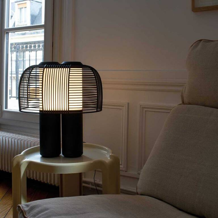 DCW:: Yasuke table lamp black height 44.3 cm