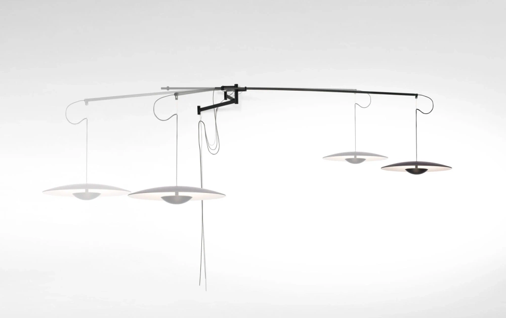 MARSET :: Ginger wall lamp, width 19.5 cm, black