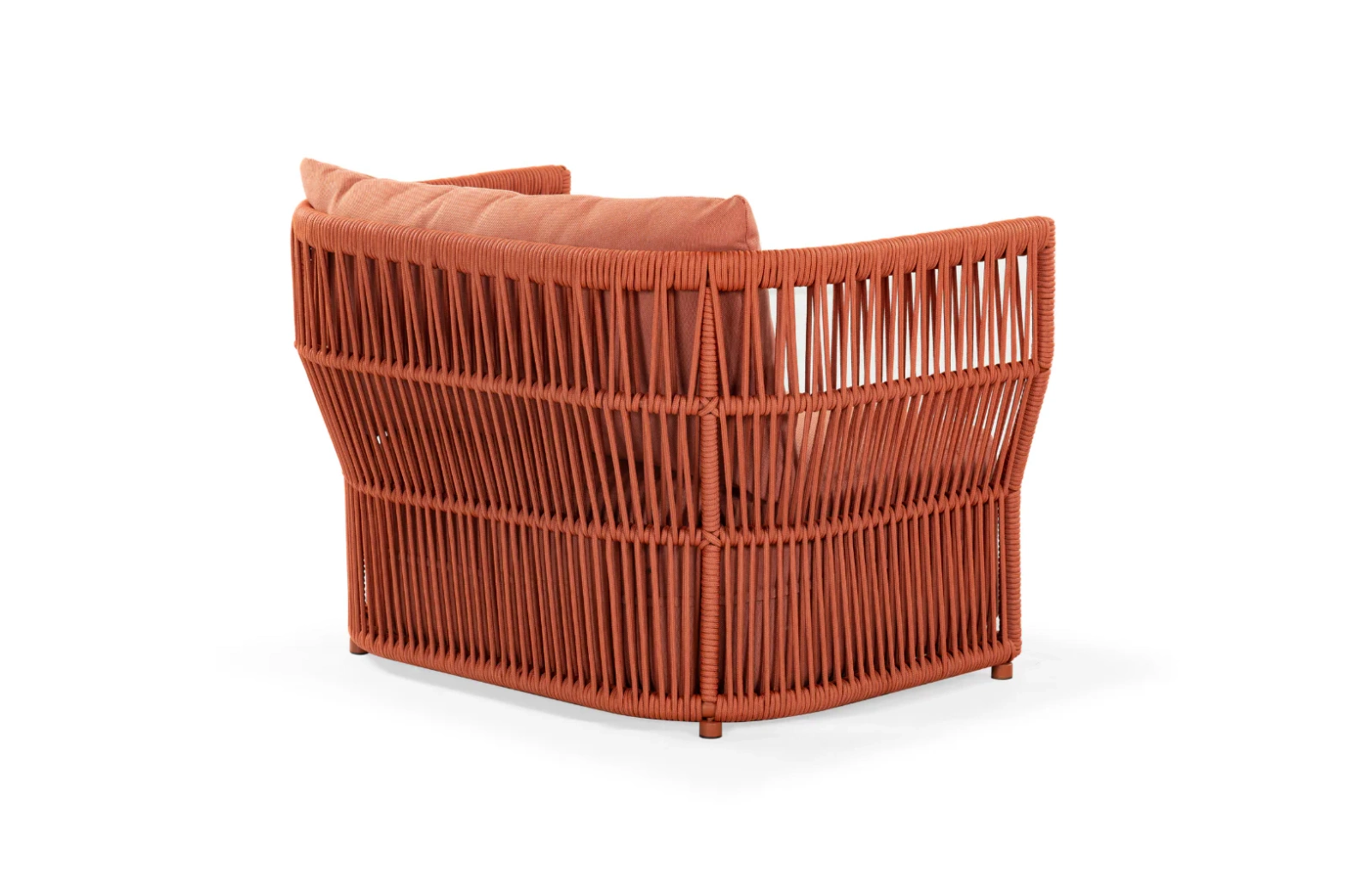 Kunesti :: Have Some Joy! Orange Garden Chair, Width 105 cm