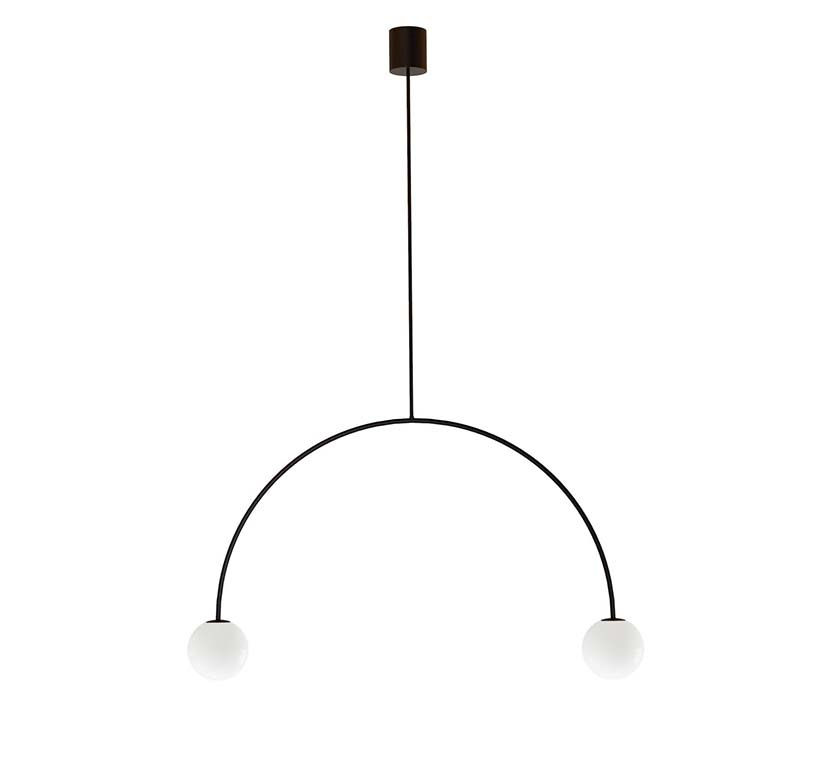Robin :: Riga hanging lamp, width 90 cm, black