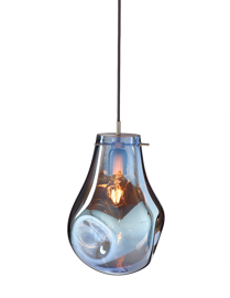 Bomma :: Soap Blue Large Lampe, Höhe 39 cm, blaues Glas