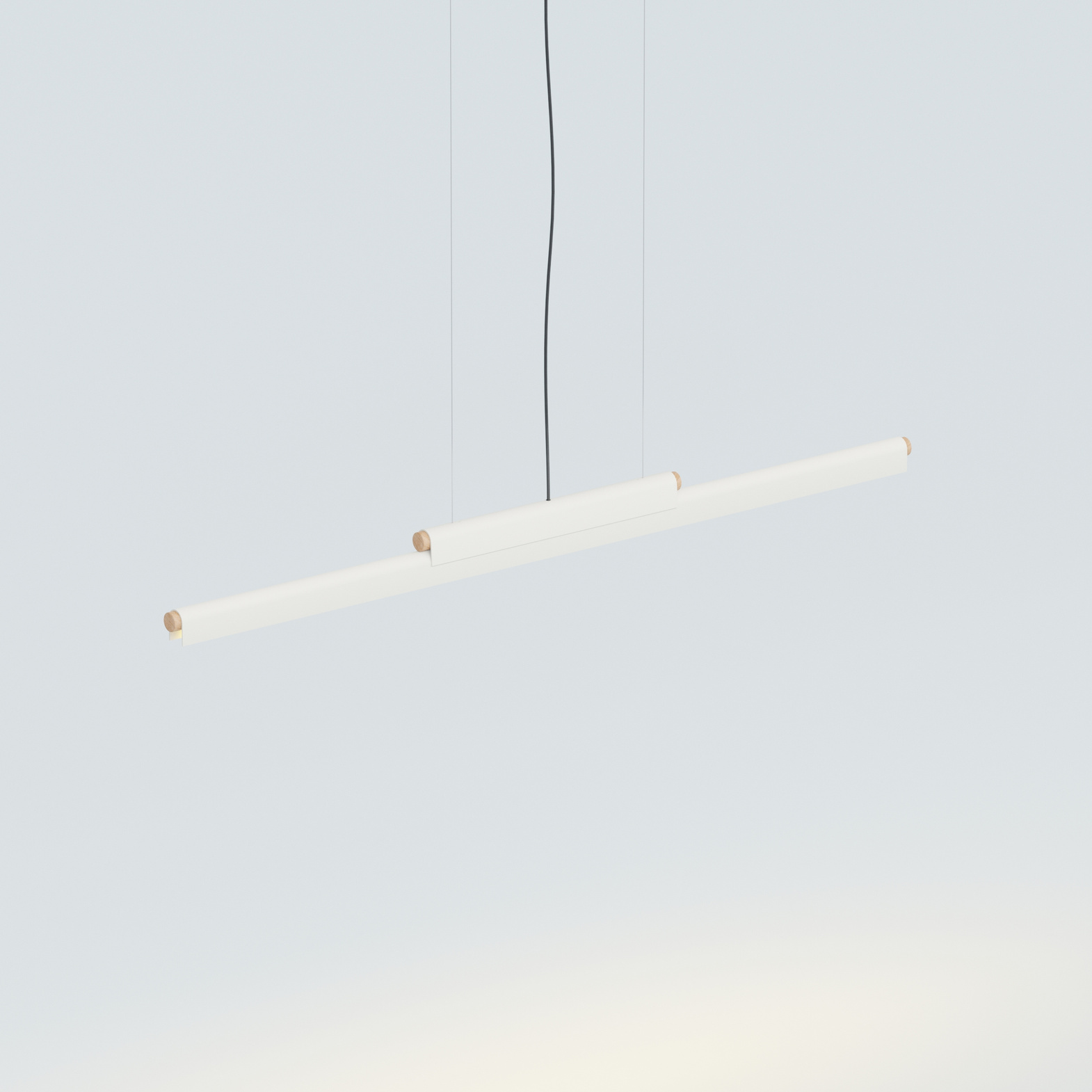 Robin :: Lampa wisząca Rudi on-off 3000K szer. 120 cm biała