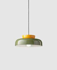 Ferroluce :: Maracana hanging lamp, diameter 37 cm, green