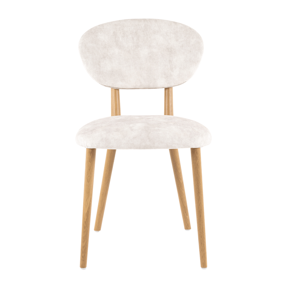 Mobitec :: Toro C01 upholstered chair, white, width 48 cm