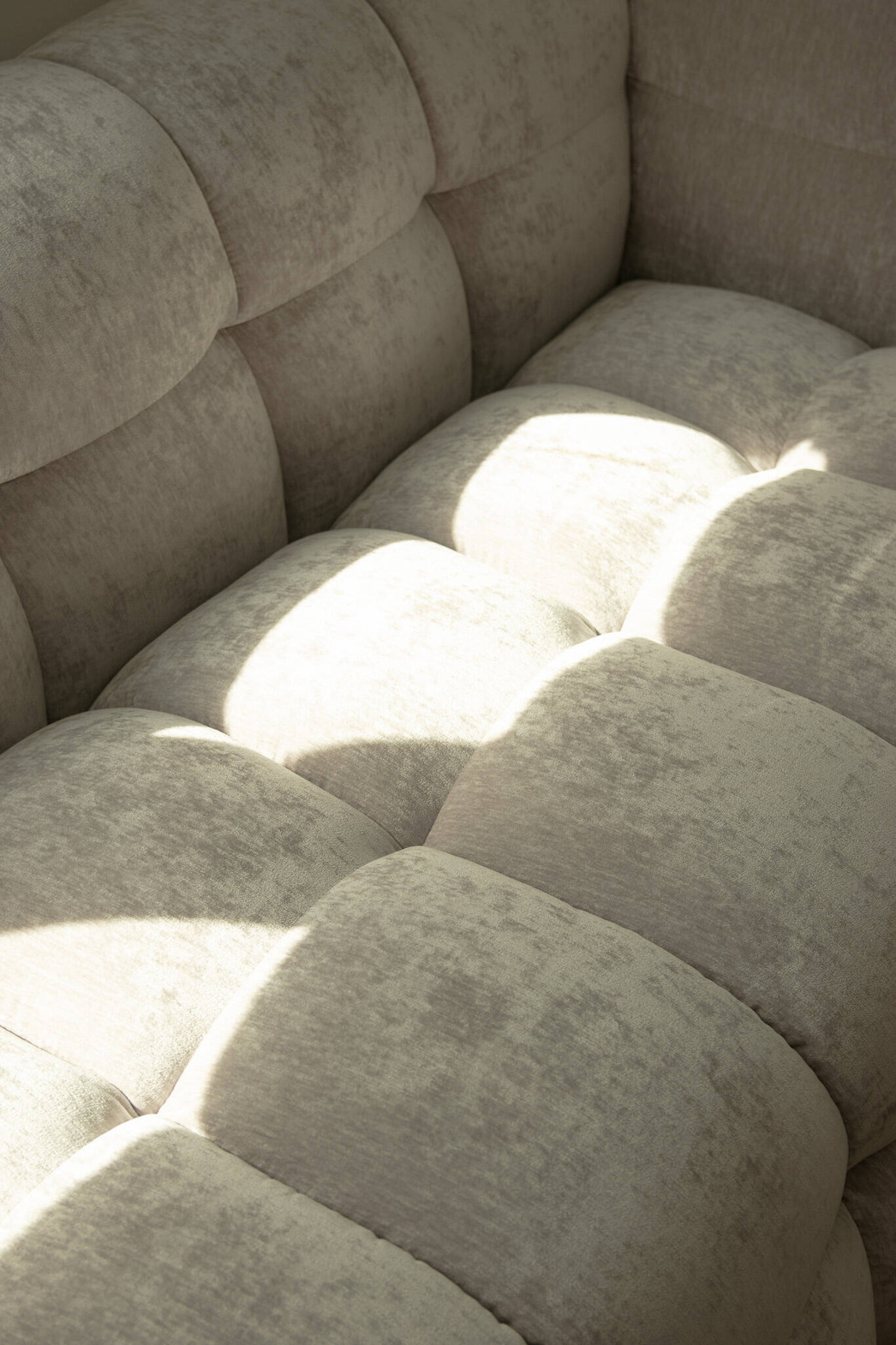 Nordic Line :: Michelle (formerly Michelin) 3-seater upholstered sofa, gray, 236x68x105 cm