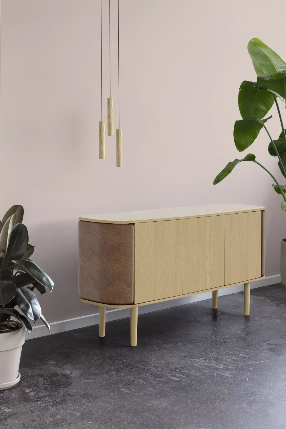 Umage :: Chimes Cluster 3 Hängeleuchte, Eichenholz, Höhe 22 cm