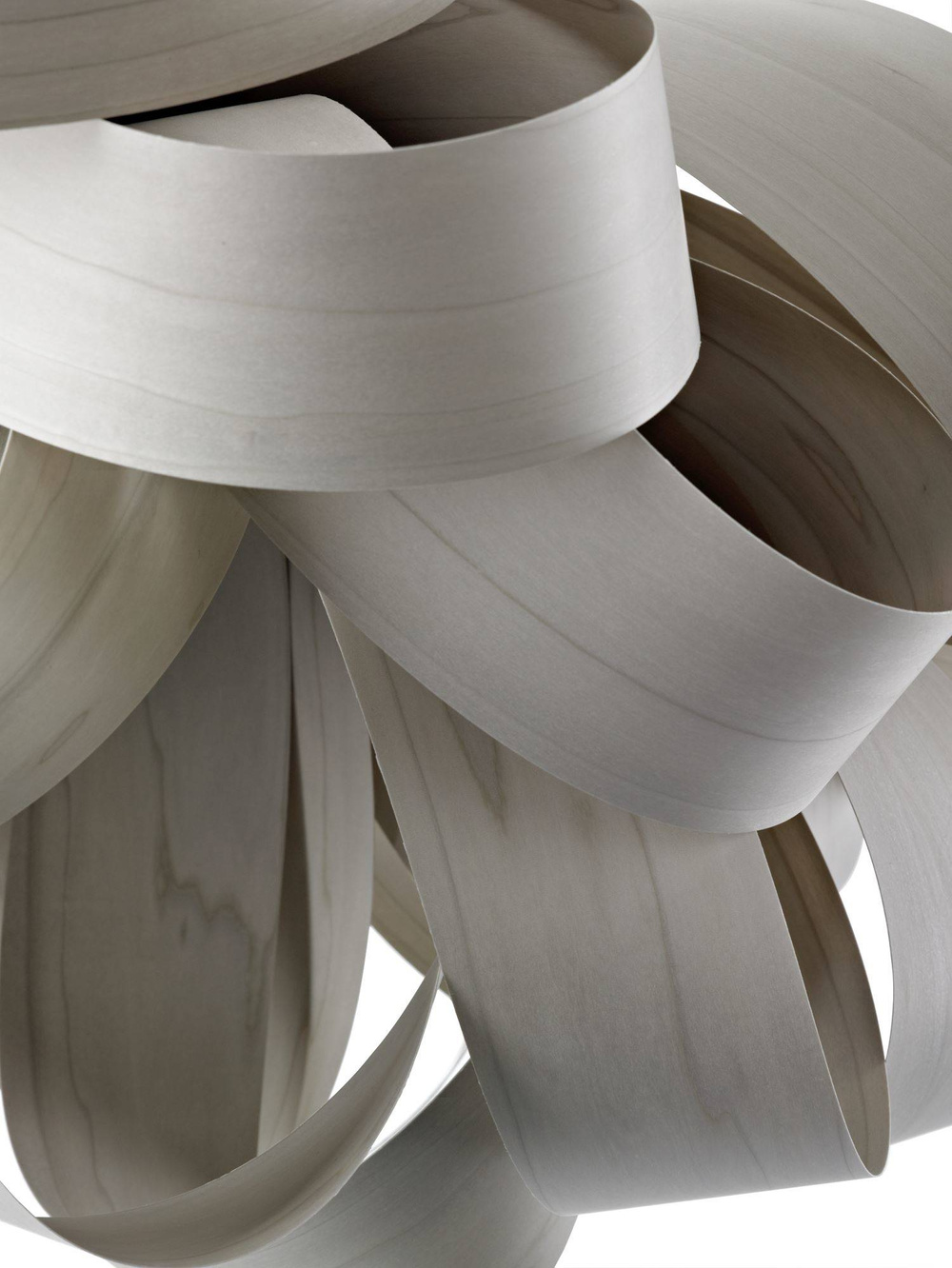 Lzf :: Hängelampe aus Holz Agatha Ball Durchmesser 80 cm braun