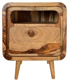 TABLE4U :: Drewniany stolik nocny Marek 45x35x55 - Kolor Krowa