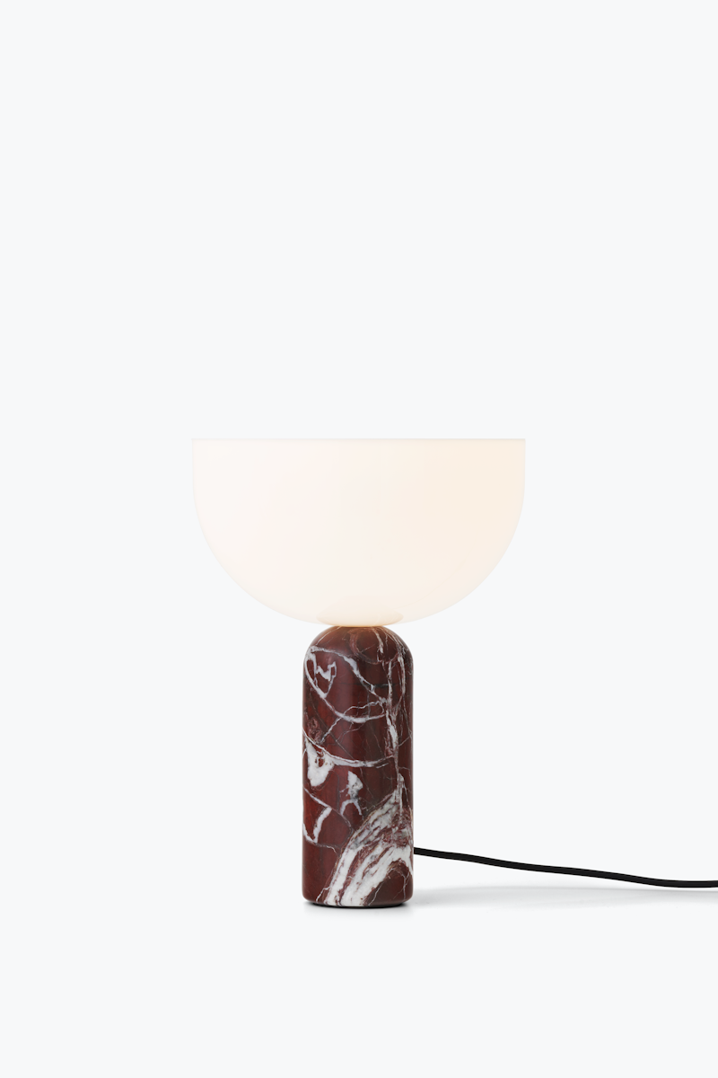 New Works :: Small lampa stołowa Kizu Portable , New Colours Rosso Levanto Marble