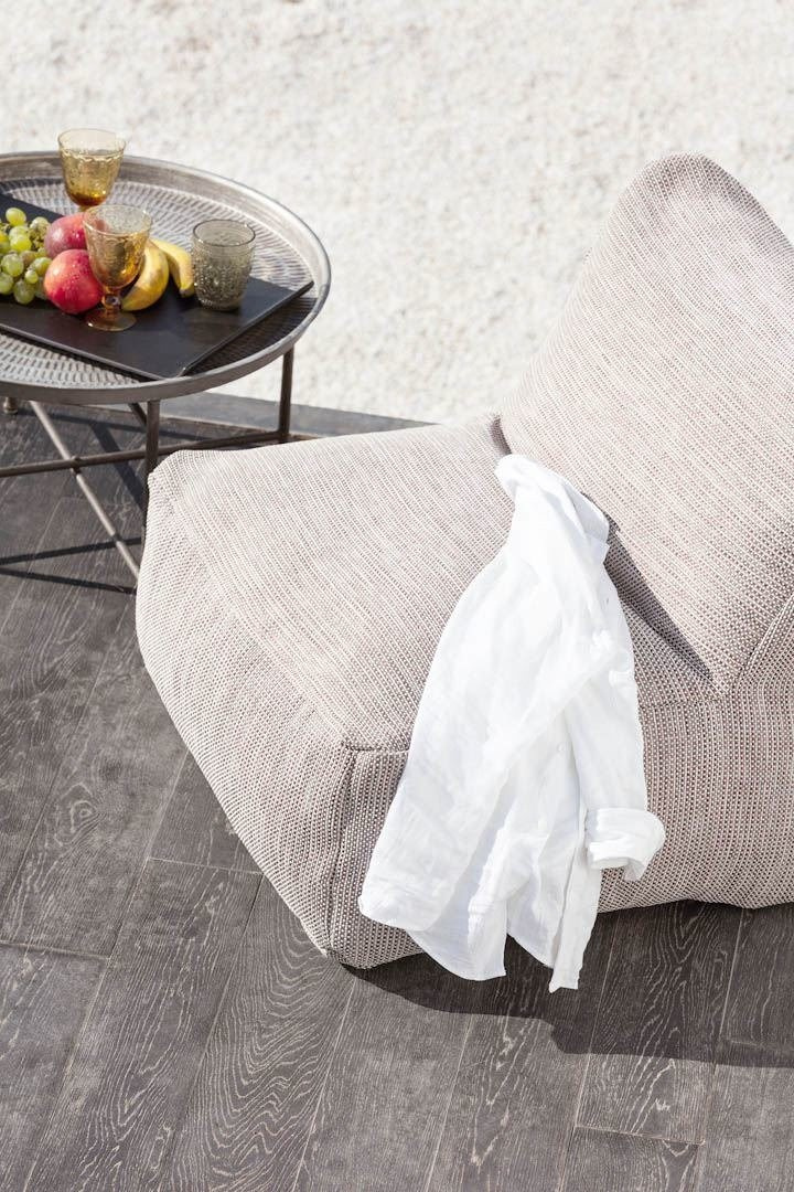 Roolf Living :: Gartensessel gepolstert Medium beige