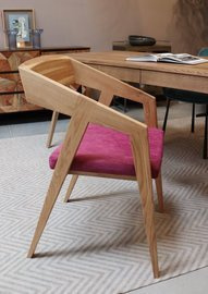 Szyszka Design :: Wooden chair Piko pink