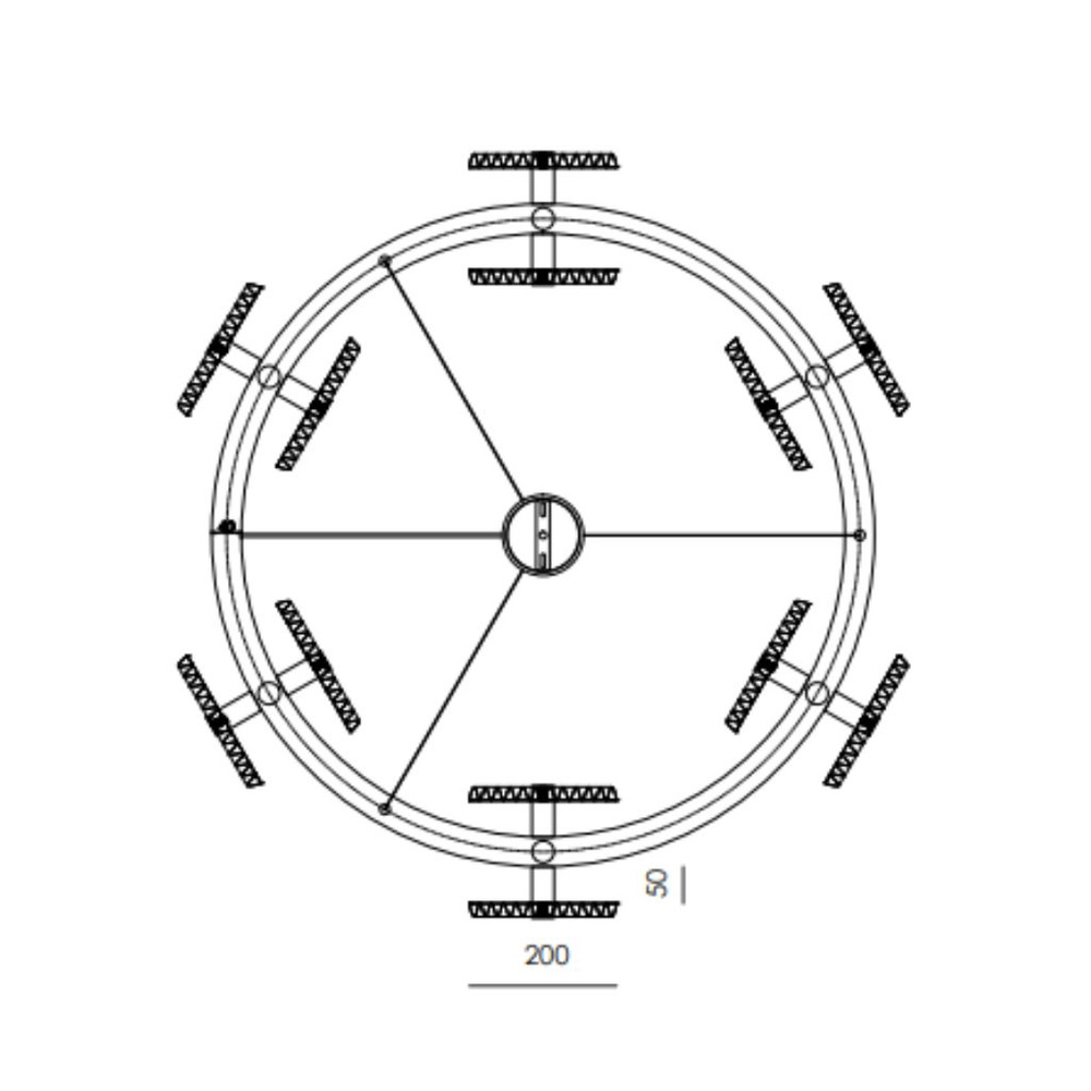 Aromas :: Lampa wisząca Hita szer. 90 cm