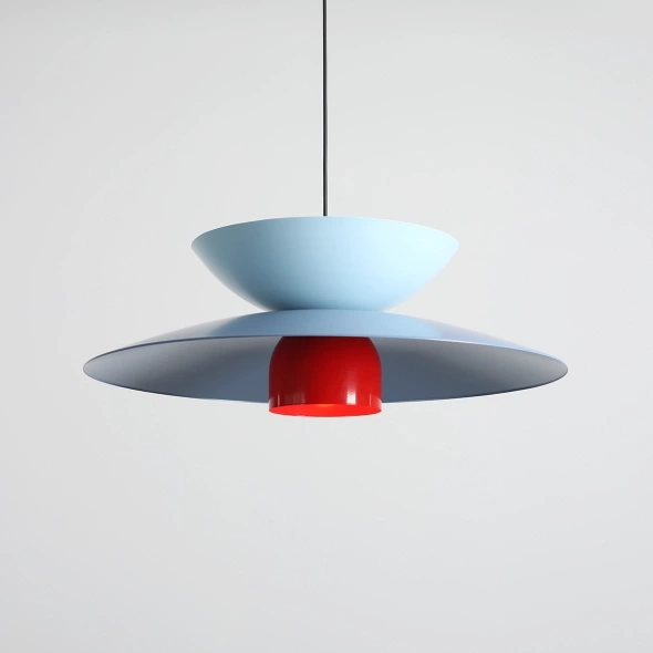 Artera :: Lampa wisząca Teya śr. 65 cm niebiesko-czerwona