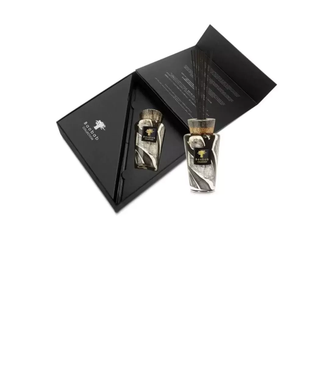 Baobab :: Luxury Totem Stones Marble Leather/Rose/Plum Fragrance