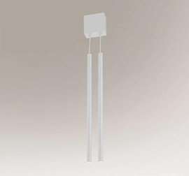 Shilo :: Hängelampe aus Aluminium Kosame Höhe 70 cm weiß